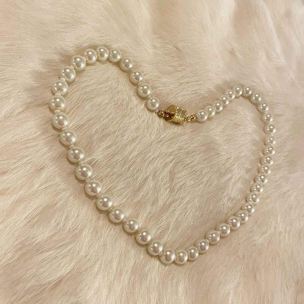 Vtg Regency Formal Glass Bead Necklace‎ Bracelet Rockabilly Retro Romantic 6504 - Picture 5 of 9